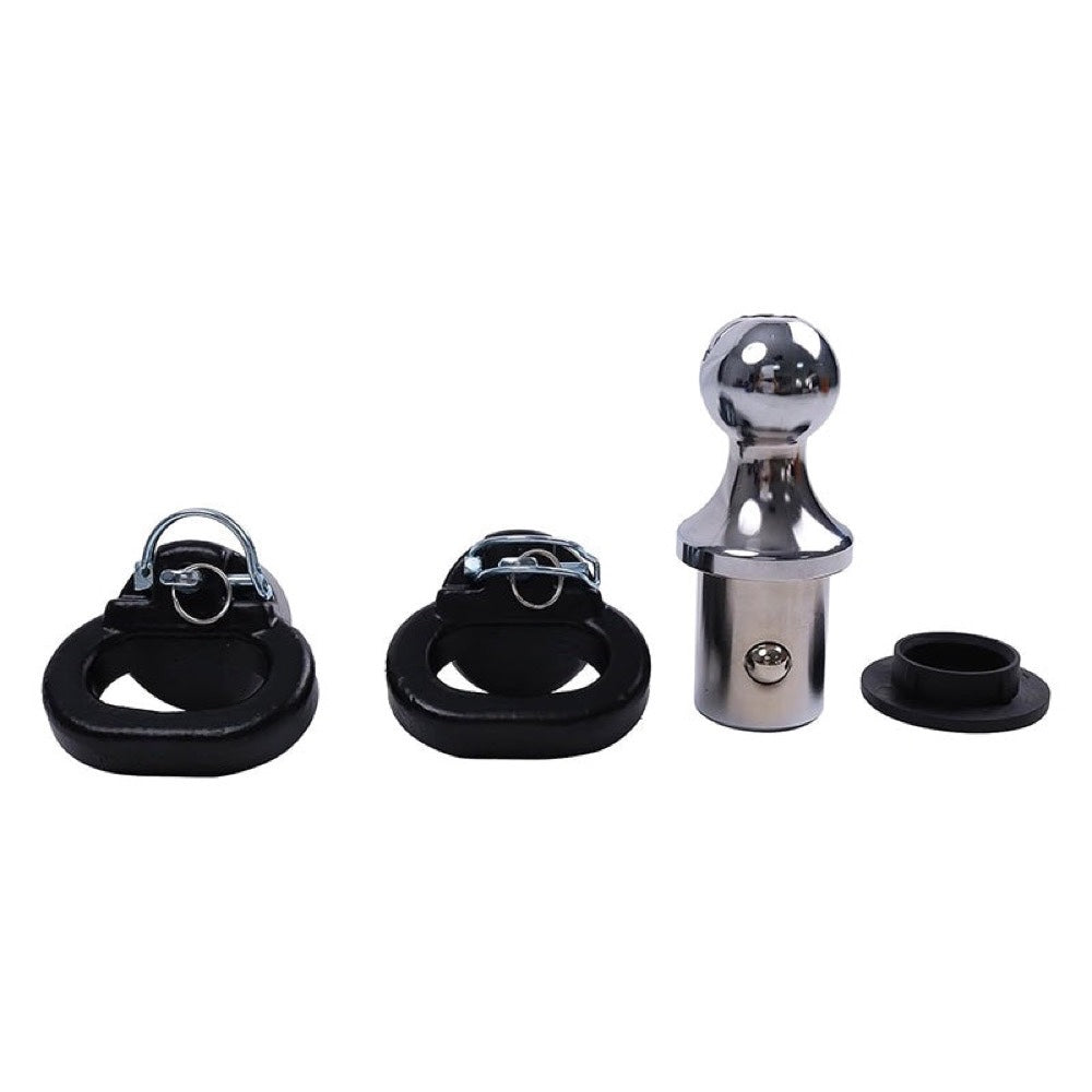 Puck System 2-5/16" Gooseneck Ball and Safety Chain Anchor Kit 60618 82216057AC fits Ram Pickup Truck 2500 3500 2013-2023